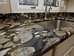 black mosaic